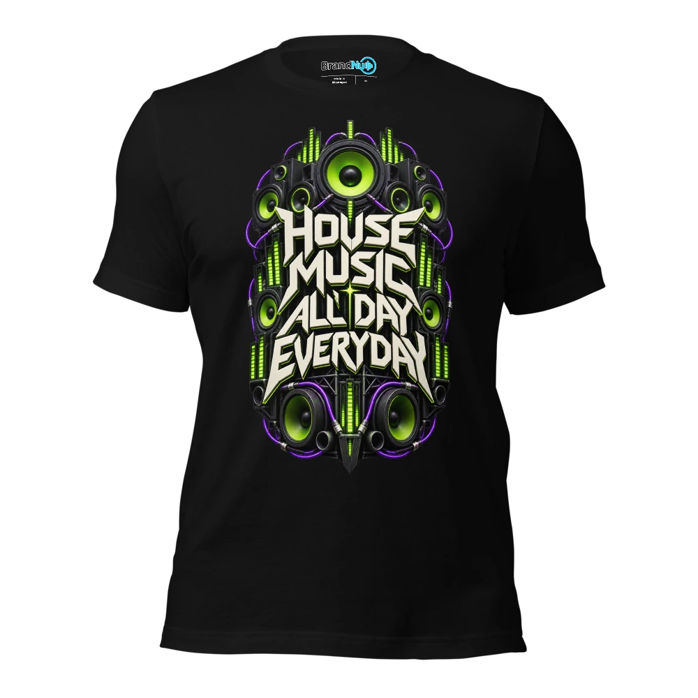House Music Green Pulse T-SHIRT