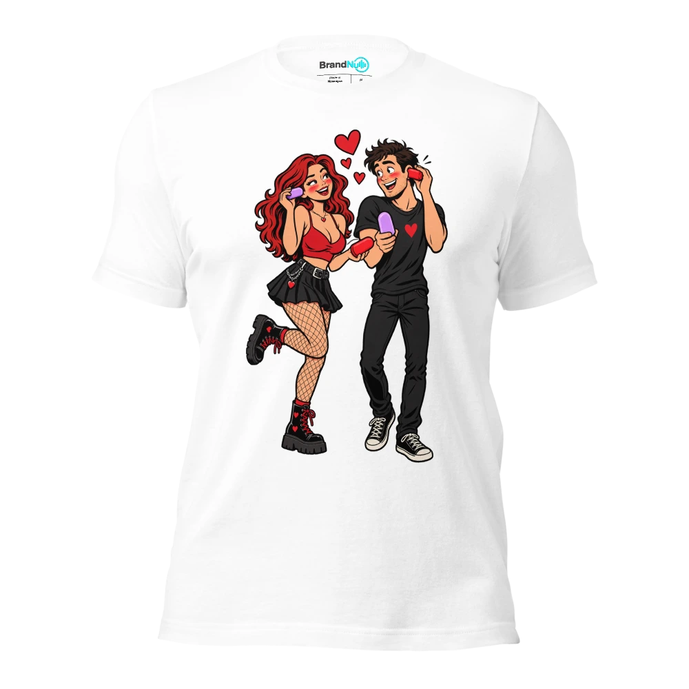 I MET MY SOULMATE IN THE EARPLUG QUEUE T Shirt White Front