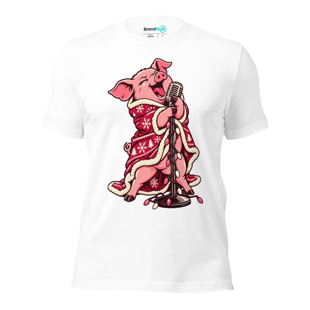 THE PIG IN A BLANKET WANTS AN ENCORE T Shirt White Front