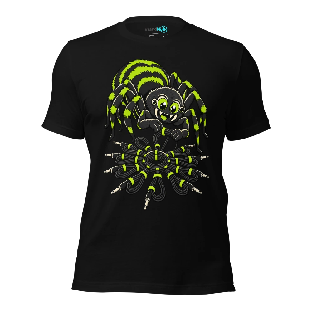 THE SPIDER HAS PERFECT CABLE MANAGEMENT T-SHIRT