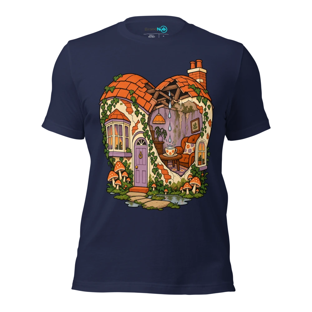 My BrandNu lease of life has damp T Shirt Navy Front