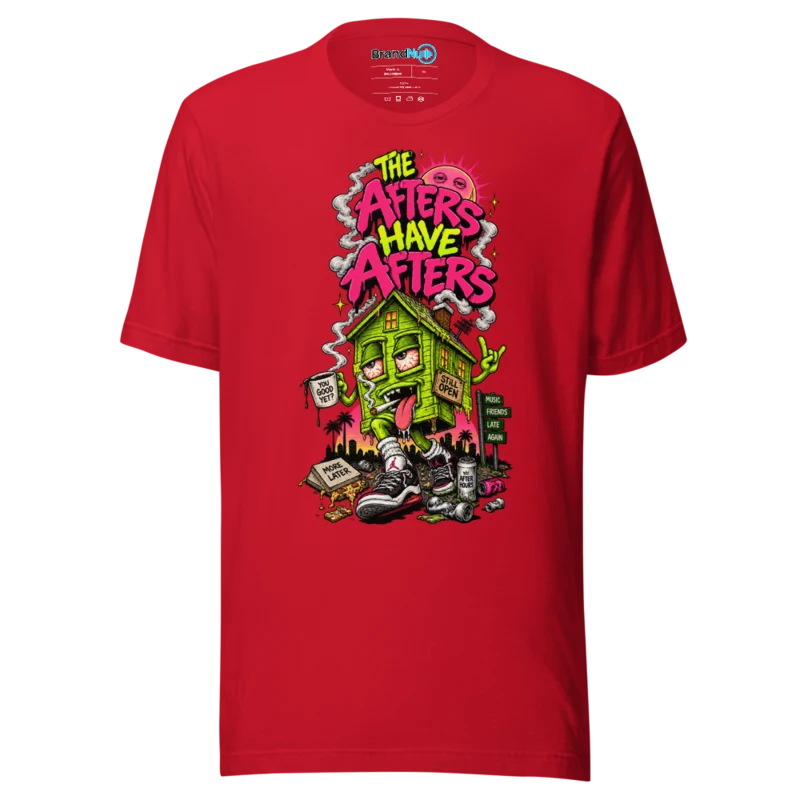 BrandNu The Afters Have Afters T-Shirt - Red