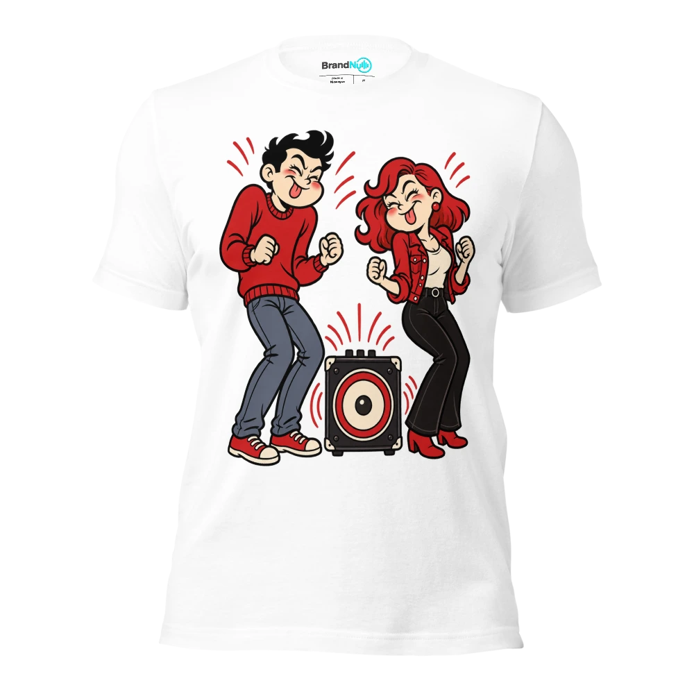 OUR MATCHMAKER WAS A FUCKING SUBWOOFER T Shirt White Front