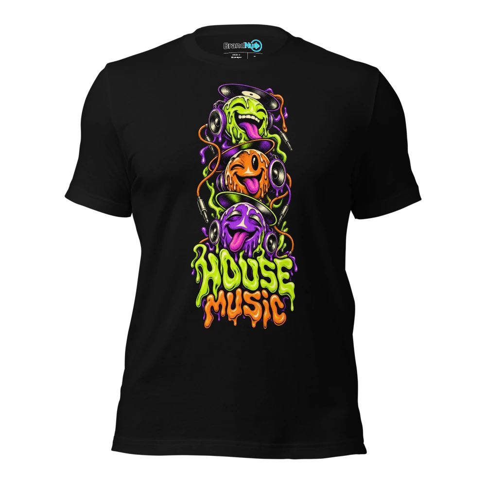 House Music Monster Stack T-SHIRT