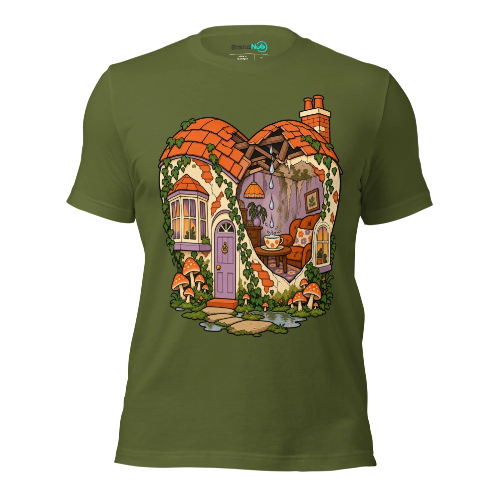 My BrandNu lease of life has damp T Shirt Olive Front