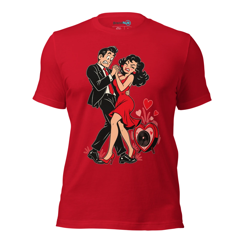 THE SLOW DANCE HAS EXPOSED OUR TIMING ISSUES T Shirt Red Front