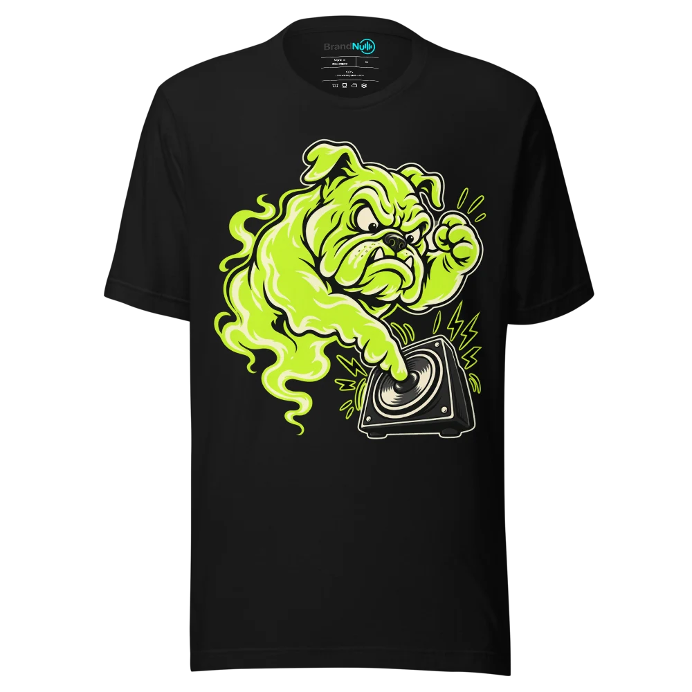 THE GHOST WANTS MORE BASS T Shirt Black Front