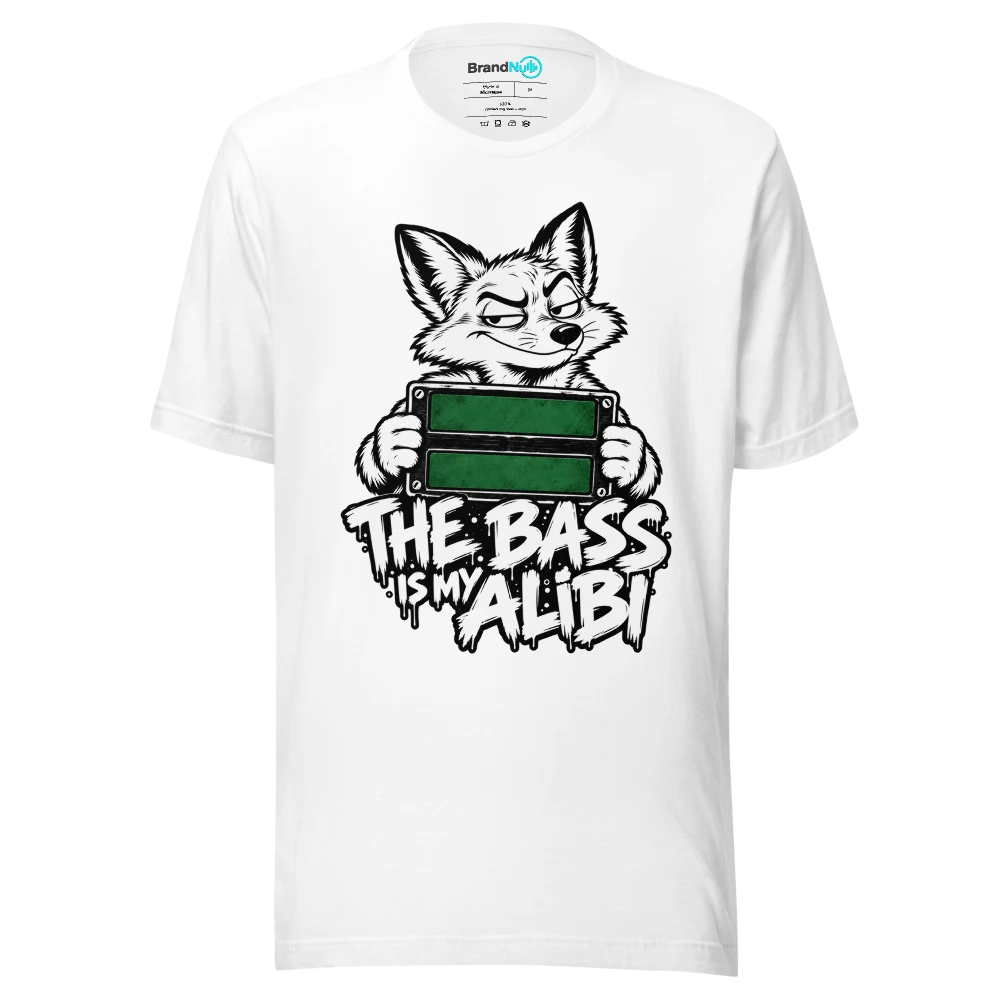THE BASS IS MY ALIBI T Shirt