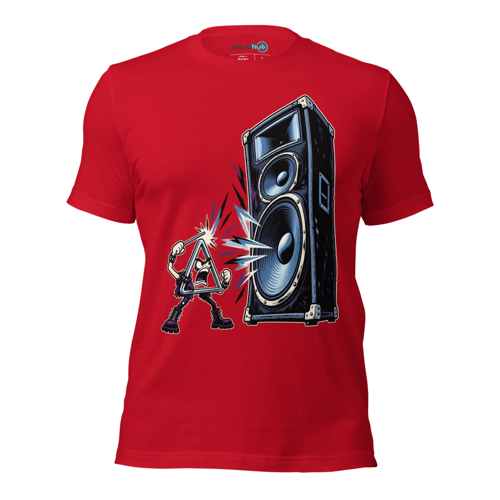 THE TRIANGLE HAS ASKED FOR ITS OWN MONITOR T Shirt Red Front
