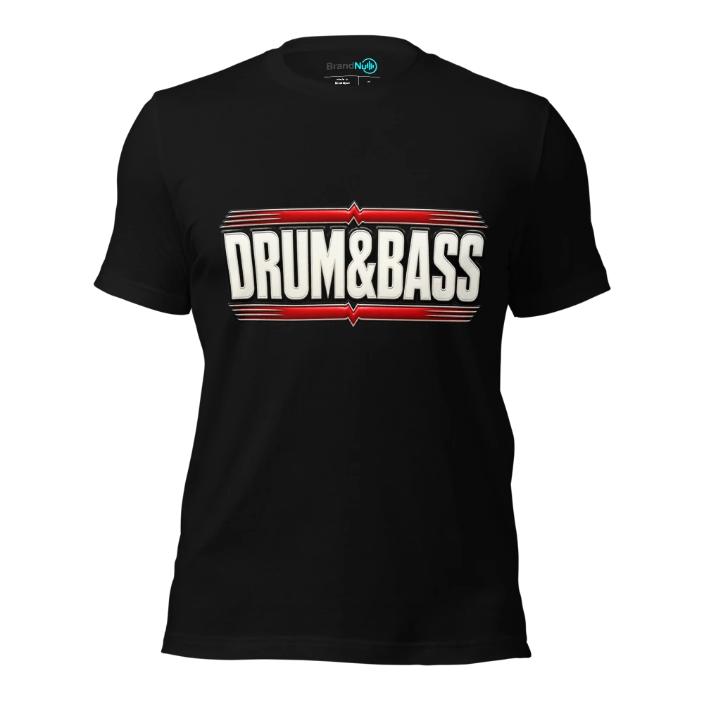 Classic Stripe Drum and Bass T-SHIRT Blockline Rave Edition