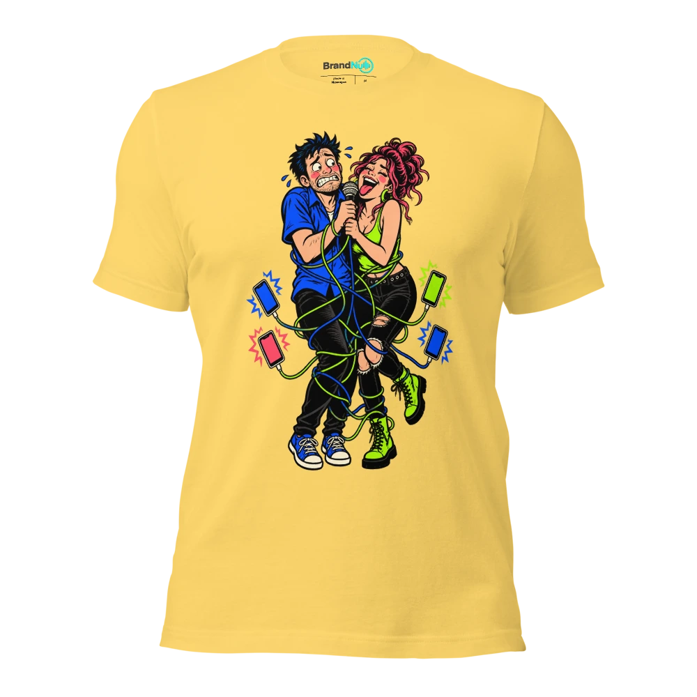 MY BIRTHDAY DUET HAS CAUSED A GROUP CHAT T Shirt Yellow Front