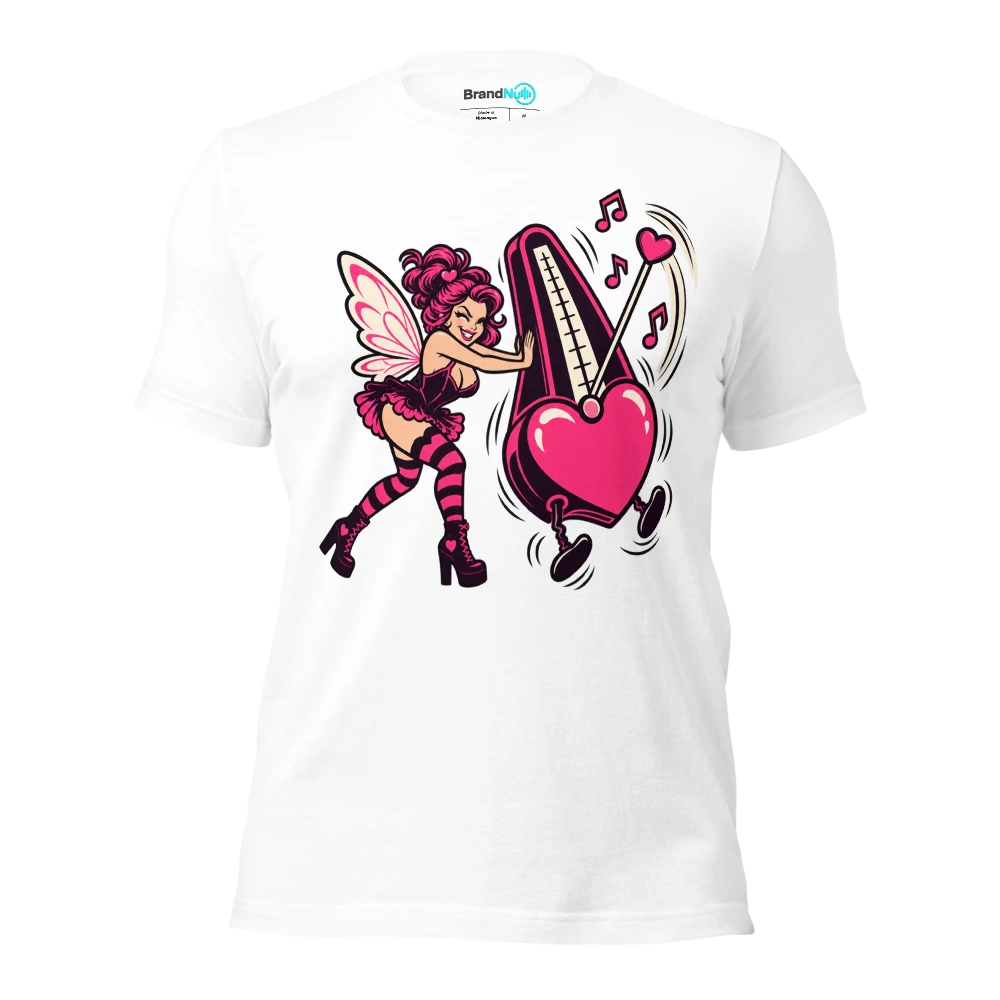 THE FUNK FAIRY HAS ADDED UNNECESSARY SWING T Shirt White Front