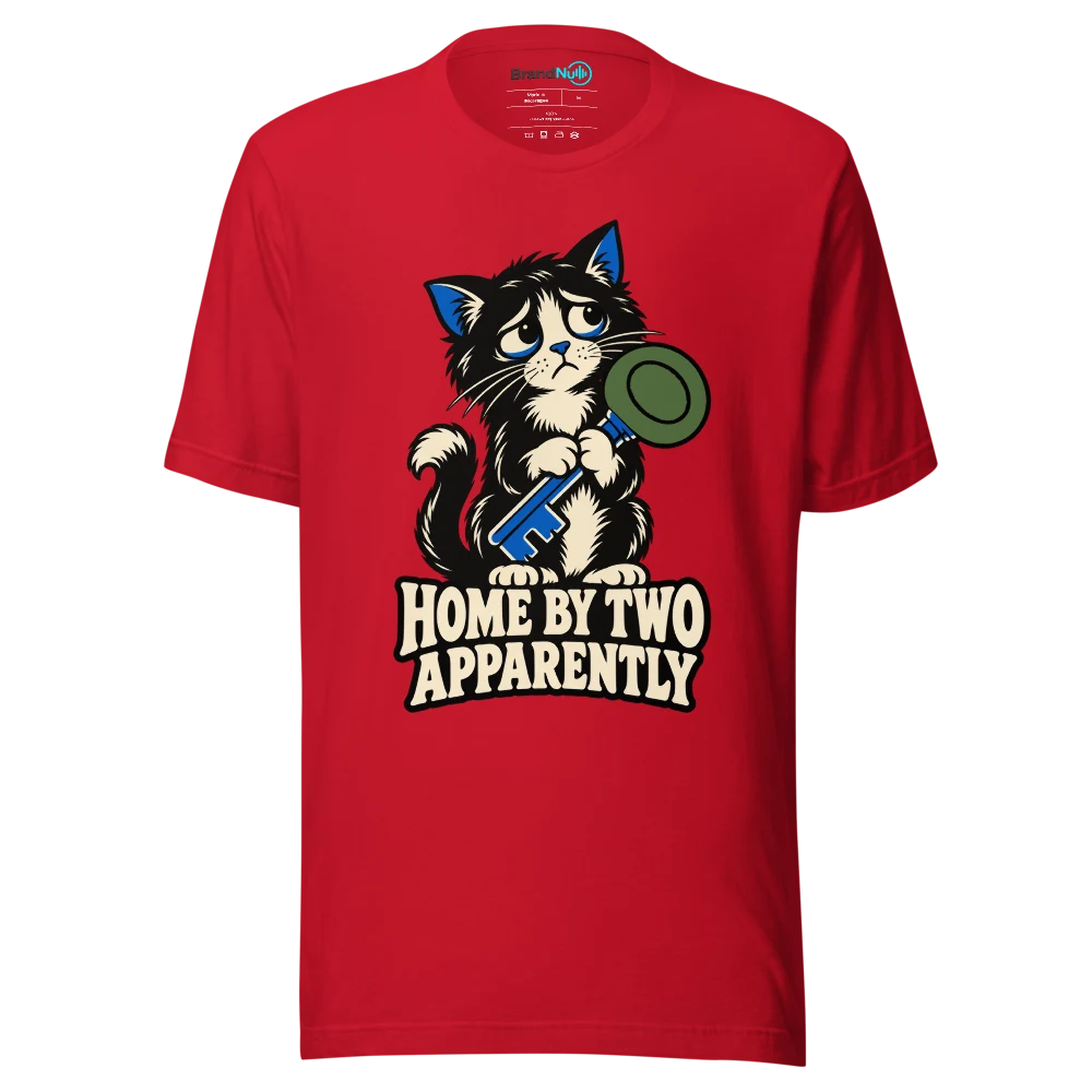 HOME BY TWO APPARENTLY T Shirt Red Front