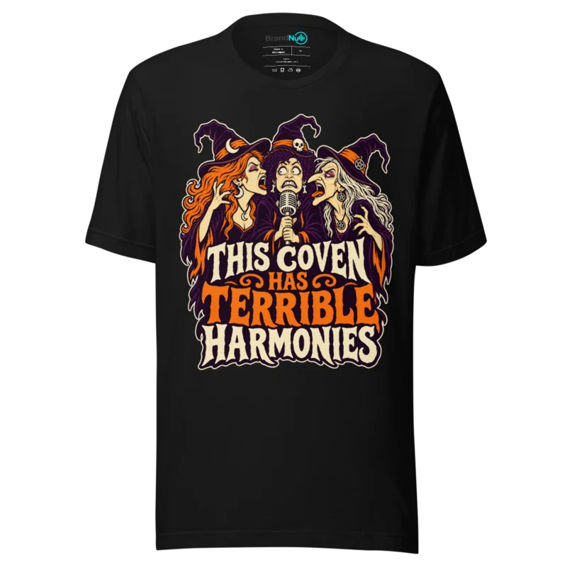 THIS COVEN HAS TERRIBLE HARMONIES T Shirt - Black