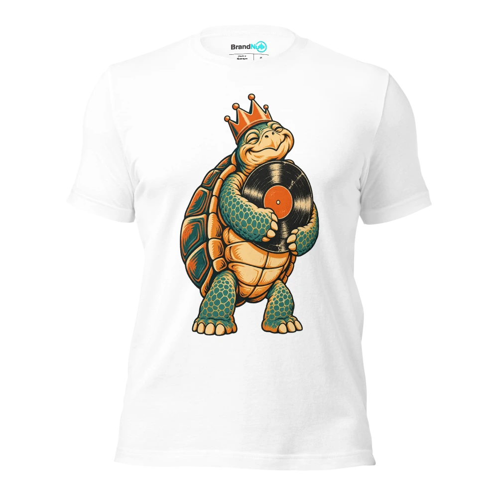THE TORTOISE KNOWS THE B SIDE BY HEART T Shirt White Front