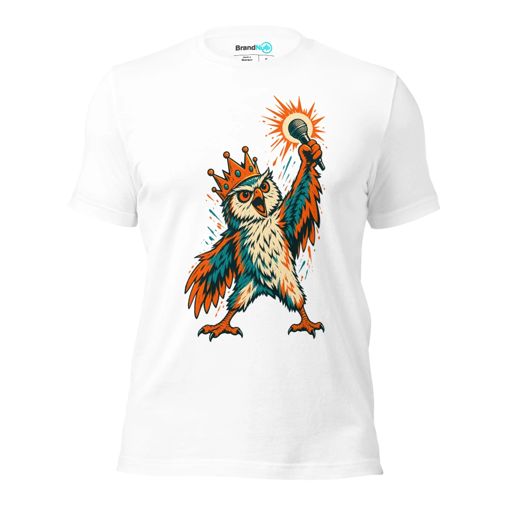 THE NIGHT OWL HAS REQUESTED AN AFTERNOON SET T Shirt White Front