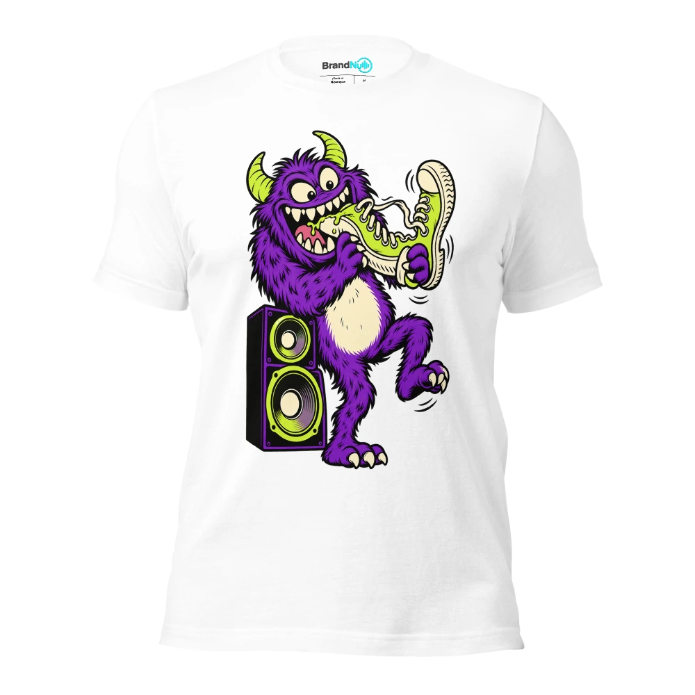 THE PARTY MONSTER HAS EATEN THE FIRST DANCE T Shirt White Front