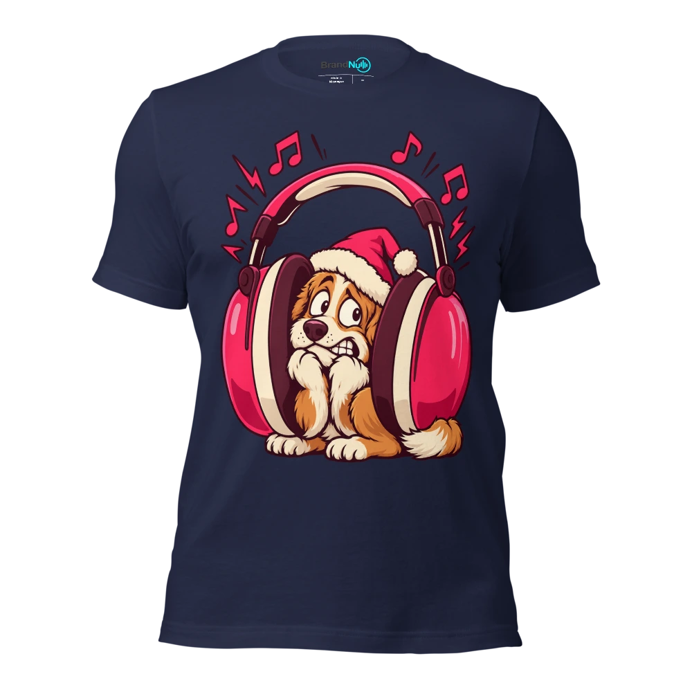 THE DOG KNOWS WHEN THE CHORUS IS COMING T Shirt Navy Front