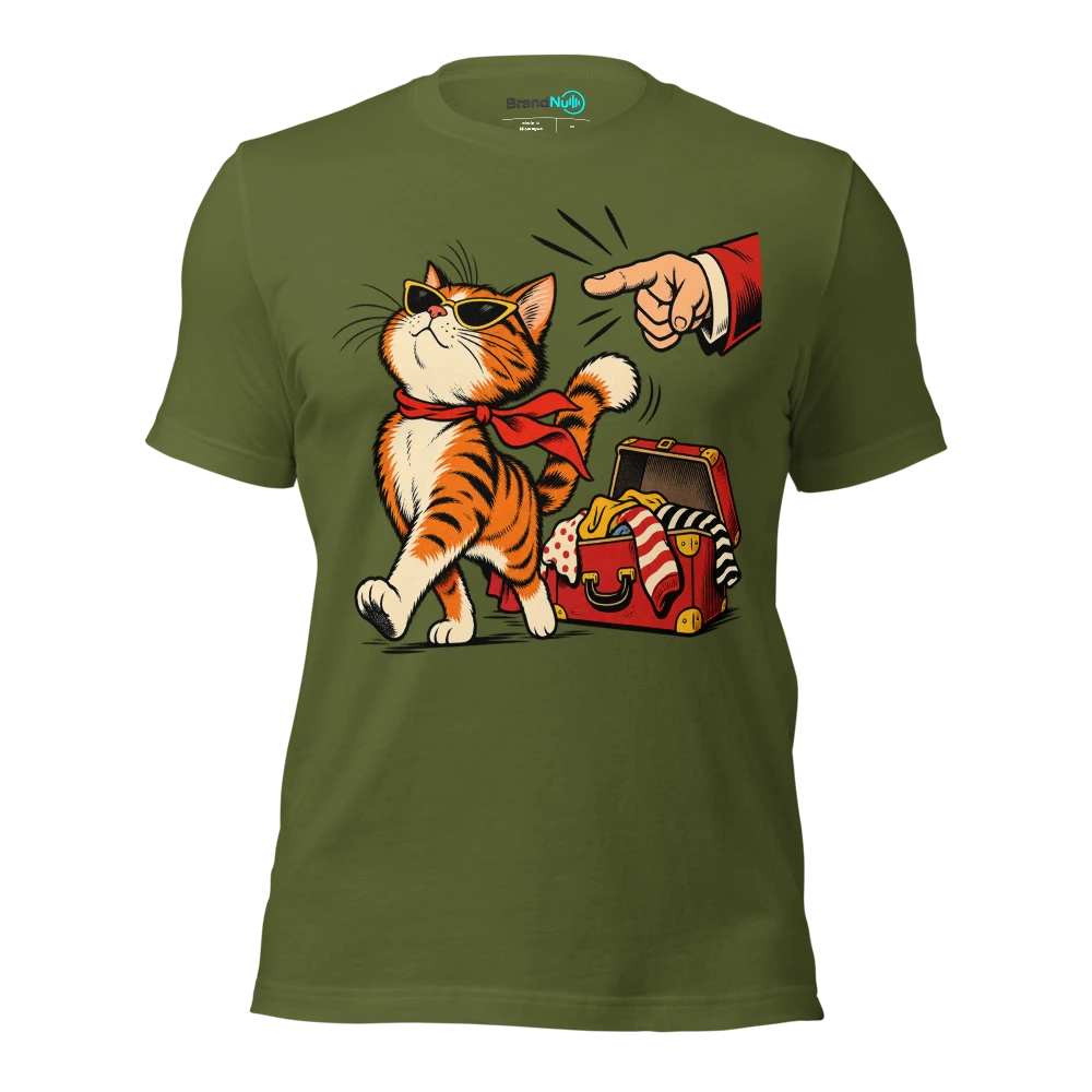 Got a BrandNu attitude. Still told to pack it in T Shirt Olive Front