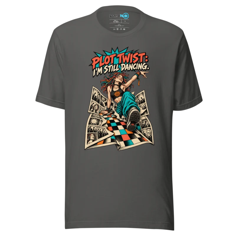Plot Twist I'M Still Dancing T Shirt - Asphalt