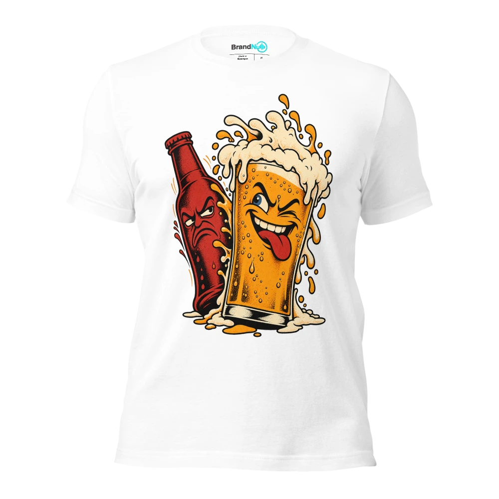 The BrandNu me has stopped bottling it. Now I'm on draught T Shirt White Front