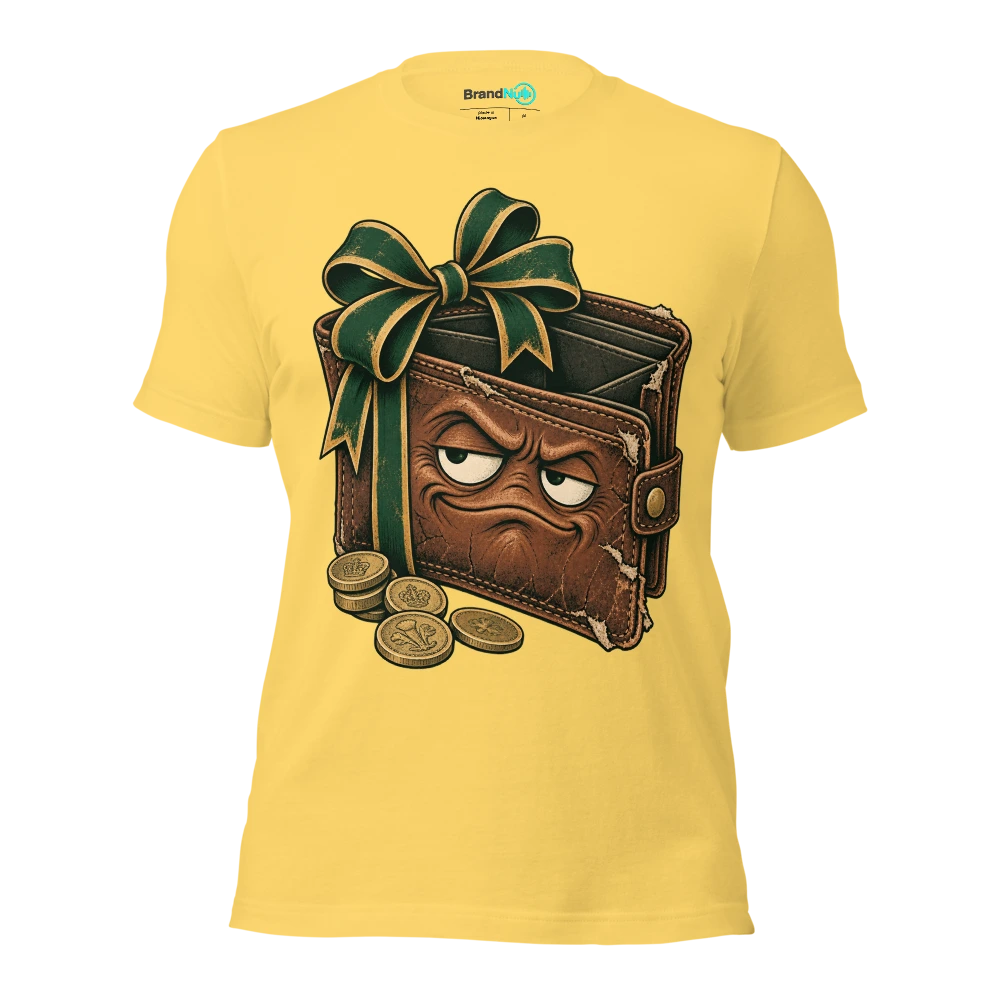 IÃ¢â‚¬â„¢d buy a BrandNu personality, but this oneÃ¢â‚¬â„¢s paid off T Shirt Yellow Front