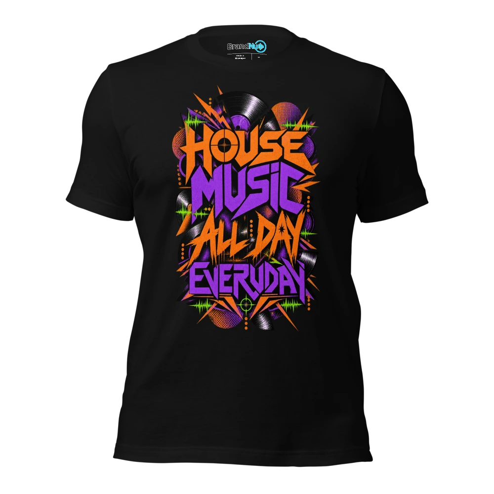 House Music Vinyl Colour T-SHIRT
