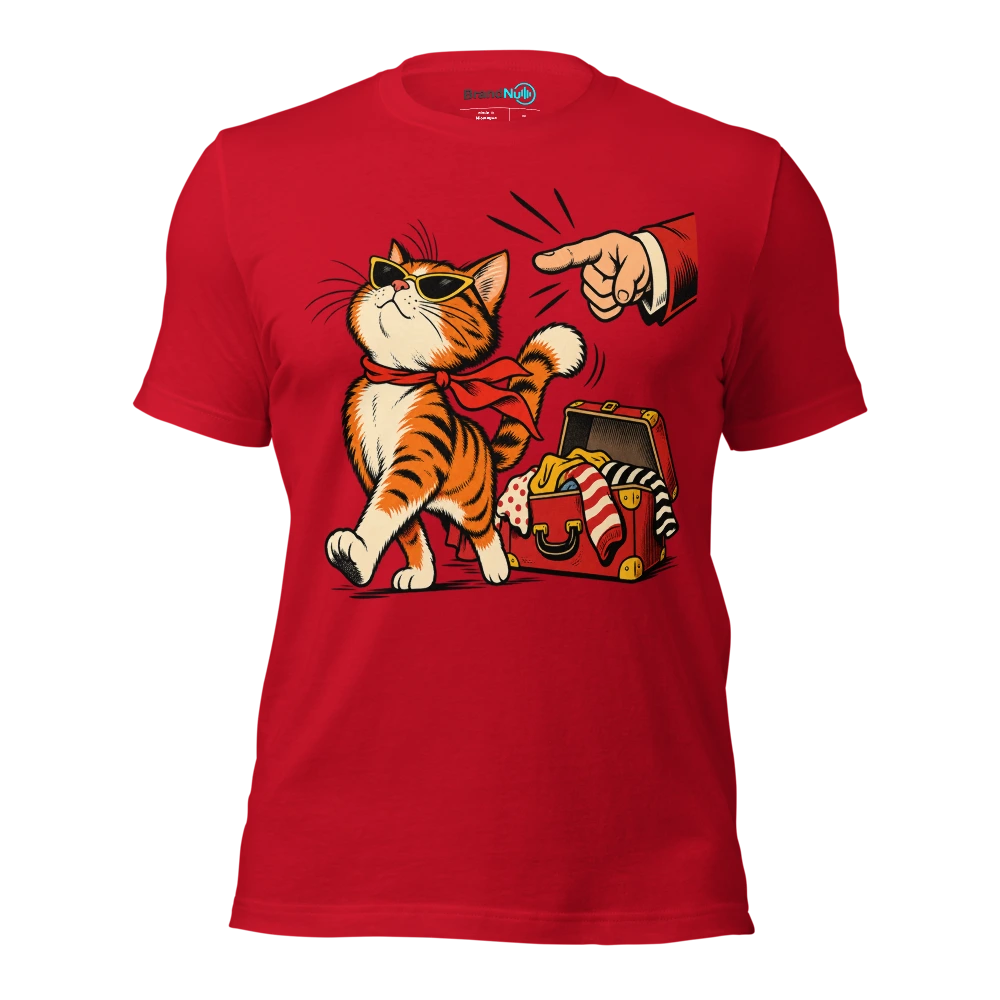 Got a BrandNu attitude. Still told to pack it in T Shirt Red Front