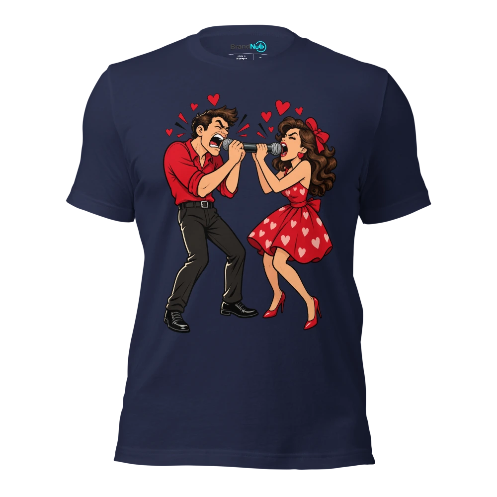 OUR DUET NEEDS RELATIONSHIP COUNSELLING T Shirt Navy Front