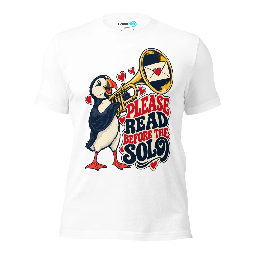PLEASE READ BEFORE THE SOLO T Shirt White Front