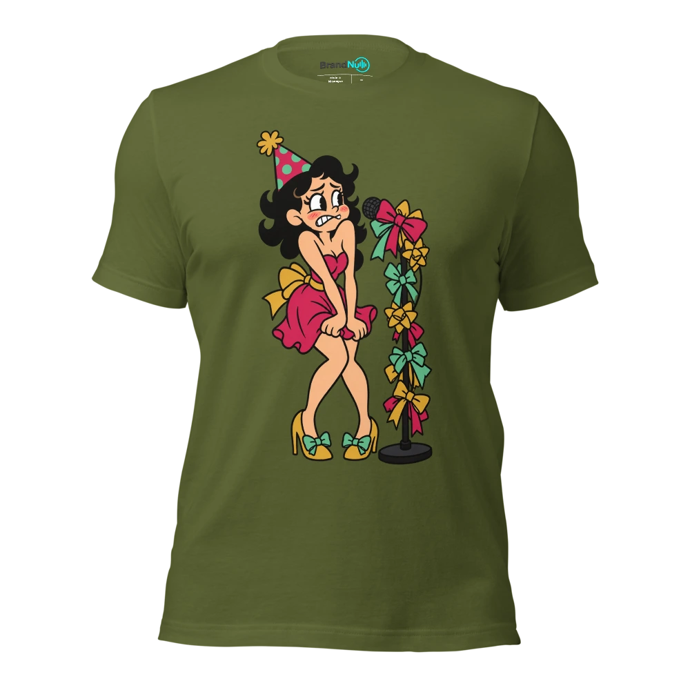 MY FRIENDS BOUGHT A TRIBUTE ACT TO MY BAD DECISIONS T Shirt Olive Front