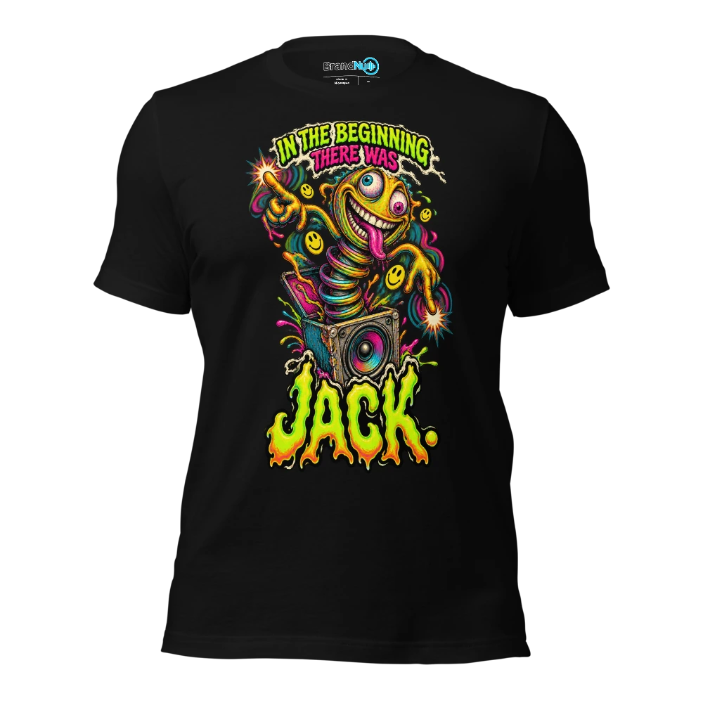 In The Beginning There Was Jack T Shirt Minimal Icon Version