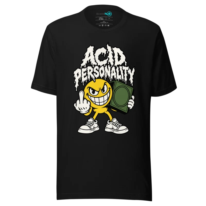 ACID PERSONALITY T Shirt - Black