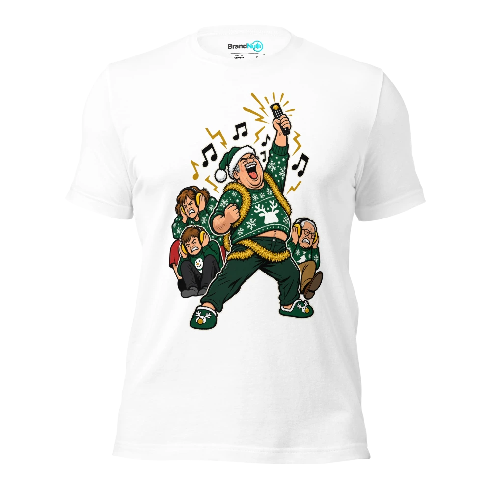 UNCLE HAS FOUND THE KARAOKE REMOTE AGAIN T Shirt White Front