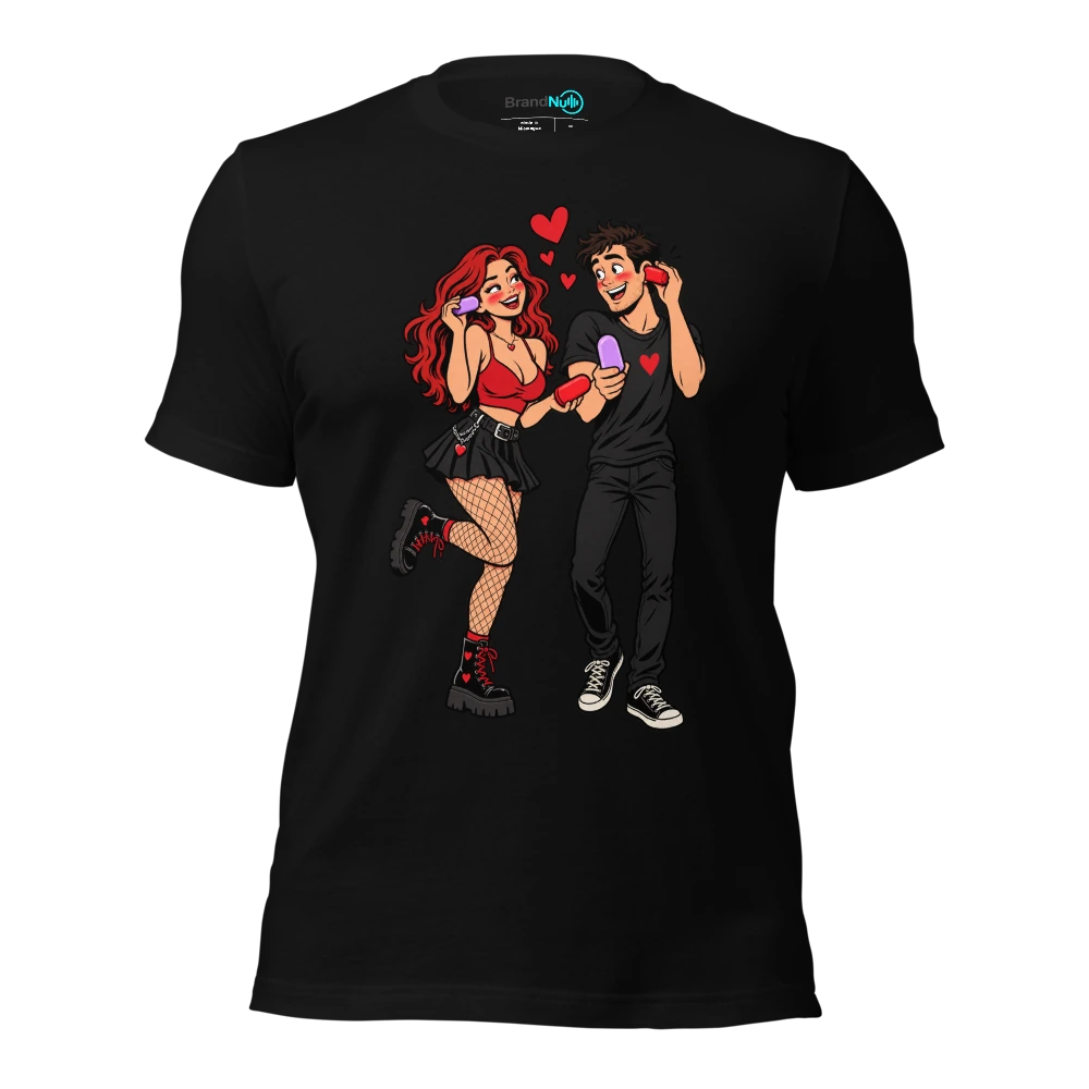 I MET MY SOULMATE IN THE EARPLUG QUEUE T Shirt Black Front
