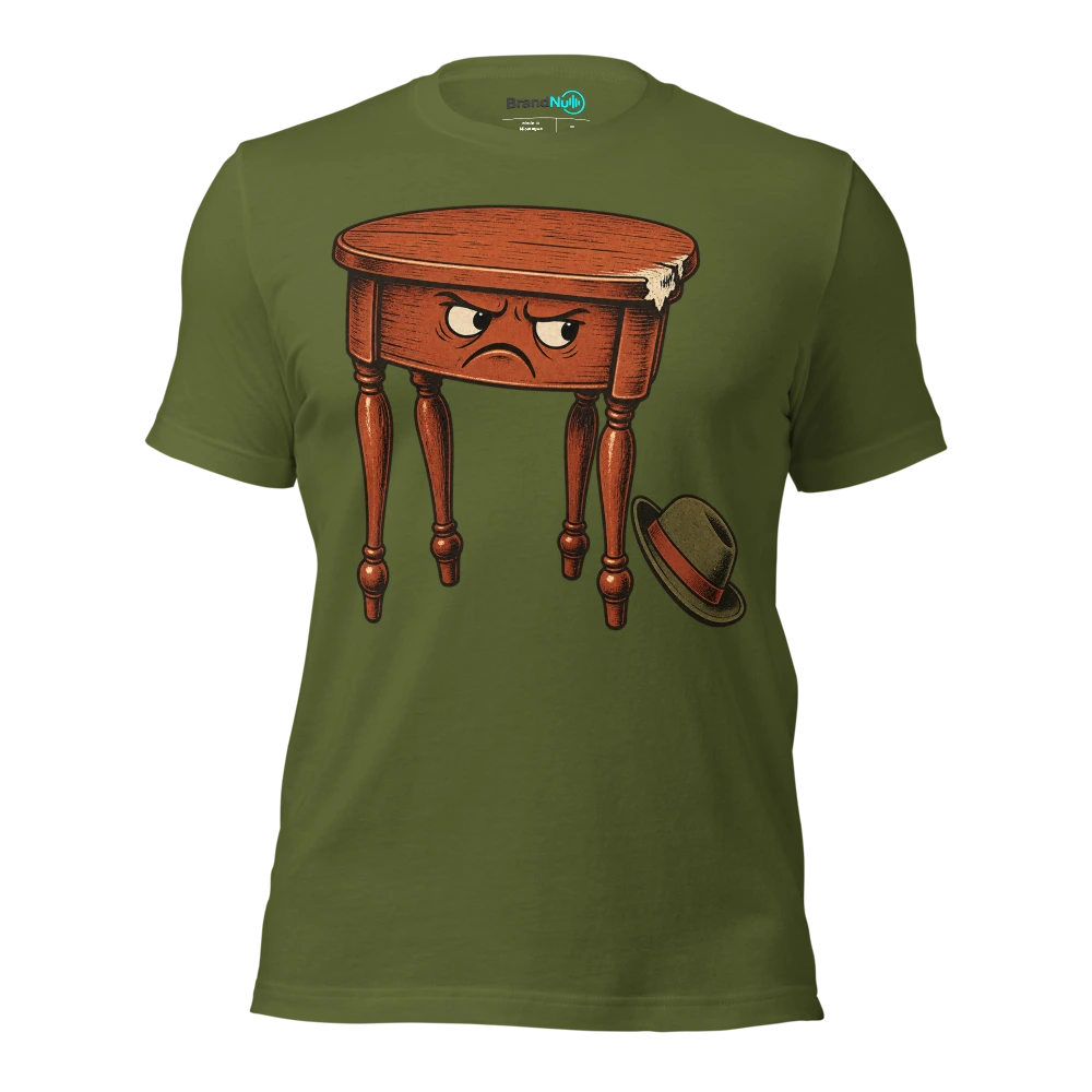 A BrandNu day to apologise to furniture IÃ¢â‚¬â„¢ve walked into T Shirt Olive Front