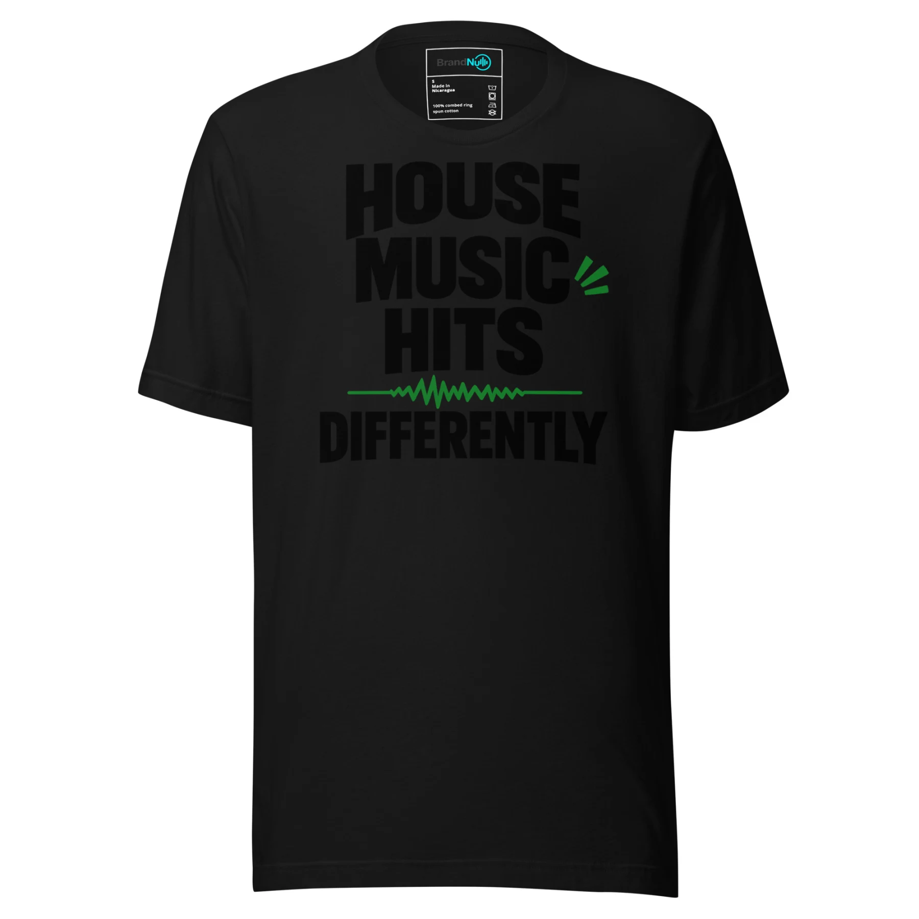 House Music Hits Differently T-SHIRT – Minimal Text Edition