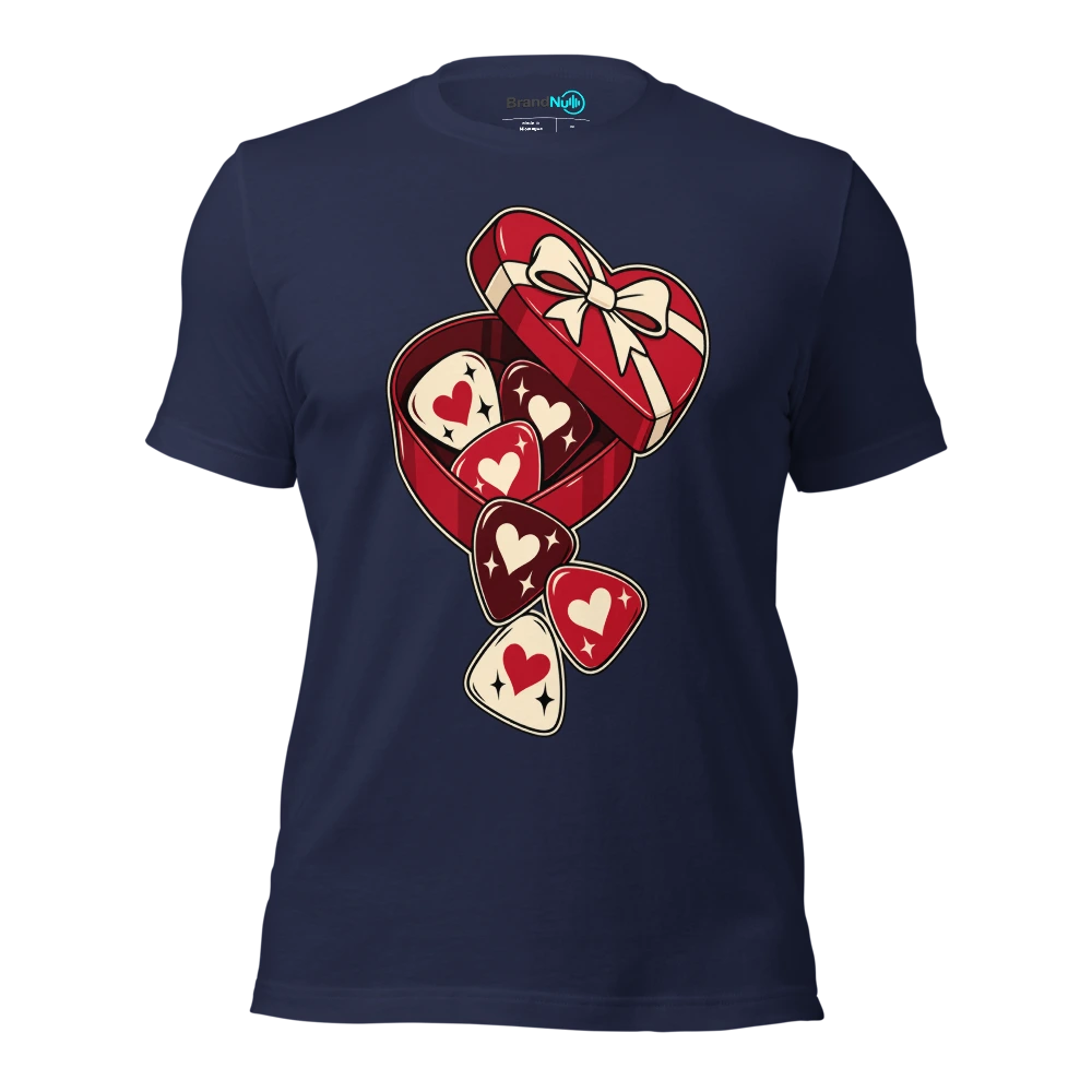 THIS HEART SHAPED BOX IS NOW PICK STORAGE T Shirt Navy Front