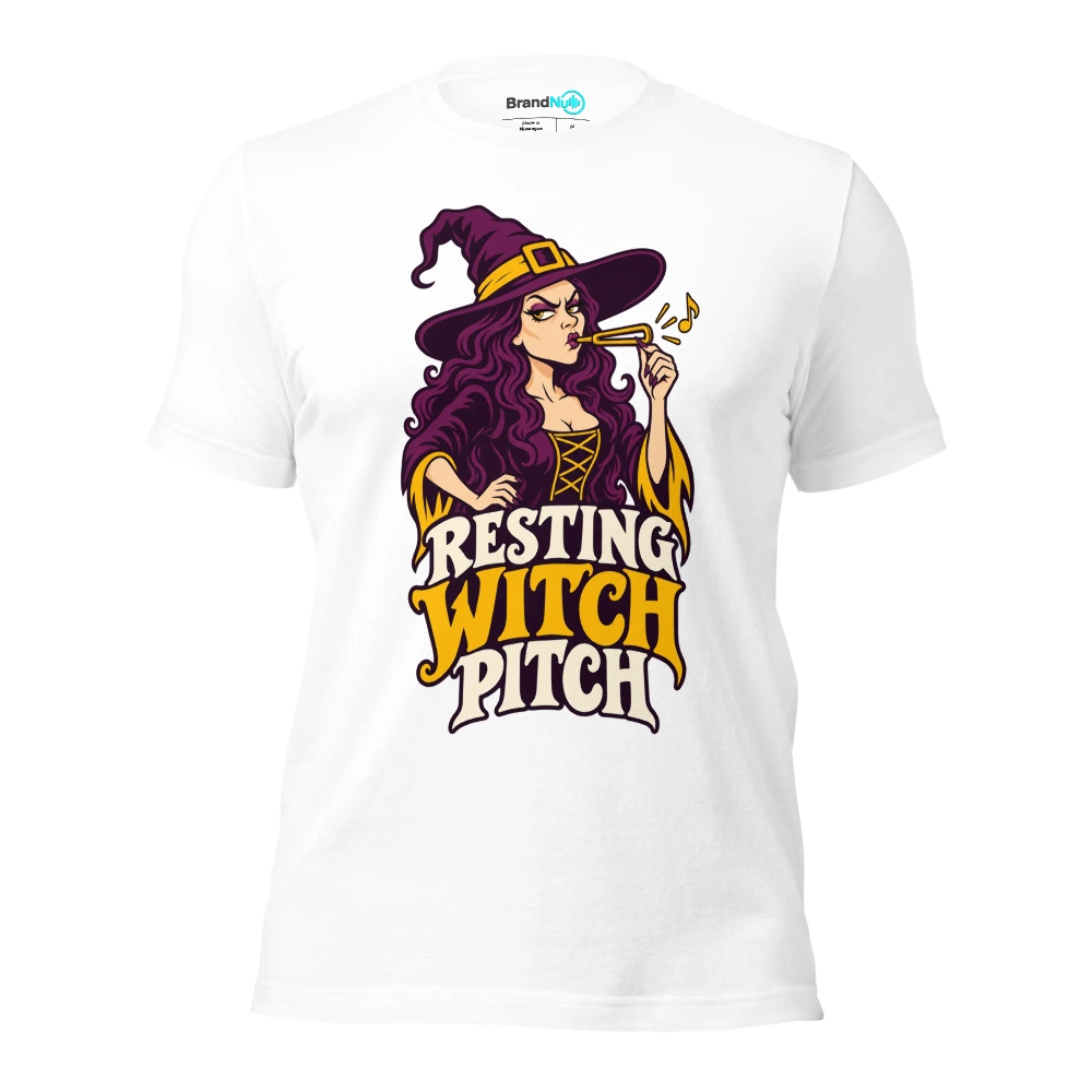 RESTING WITCH PITCH T Shirt White Front