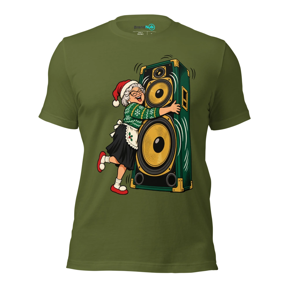 MY GRAN ASKED FOR MORE BASS SO HERE WE ARE T Shirt Olive Front