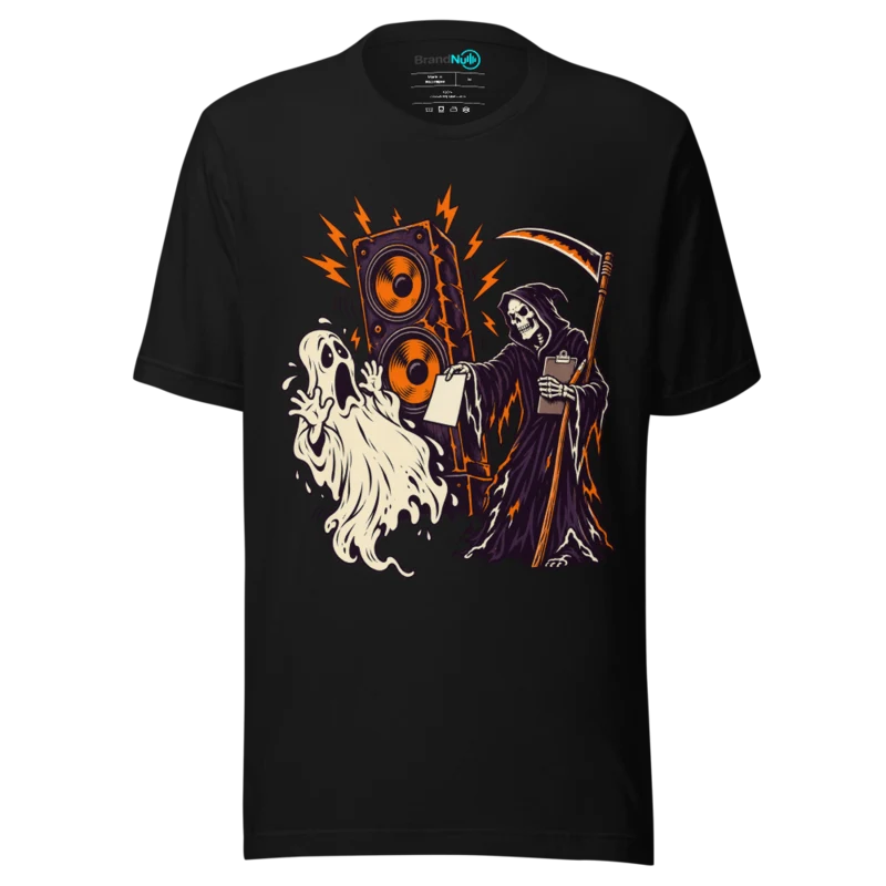 MY AFTERLIFE HAS A NOISE COMPLAINT T Shirt - Black