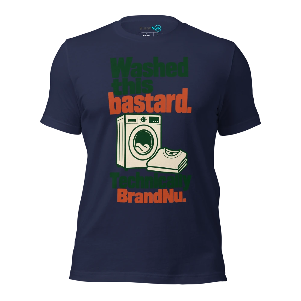 Washed this bastard. Technically BrandNu T Shirt Navy Front