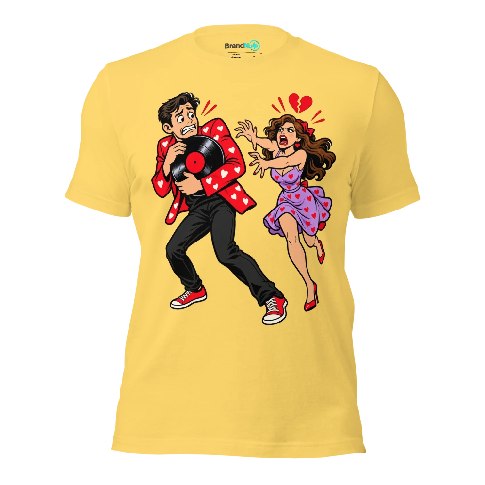 THE EX HAS REQUESTED OUR SONG ABSOLUTELY NOT T Shirt Yellow Front
