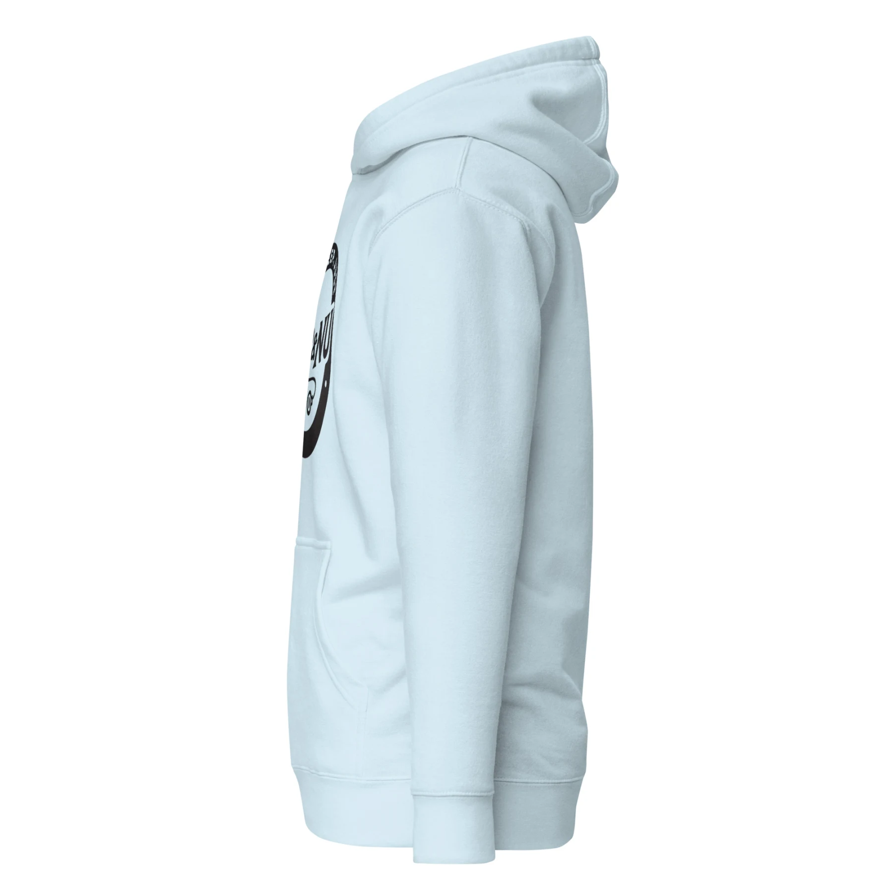 Bold BR&NU Logo Monochrome Hoodie
