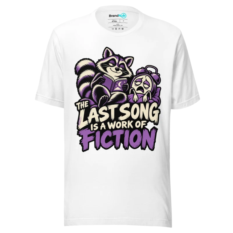 THE LAST SONG IS A WORK OF FICTION T Shirt - White
