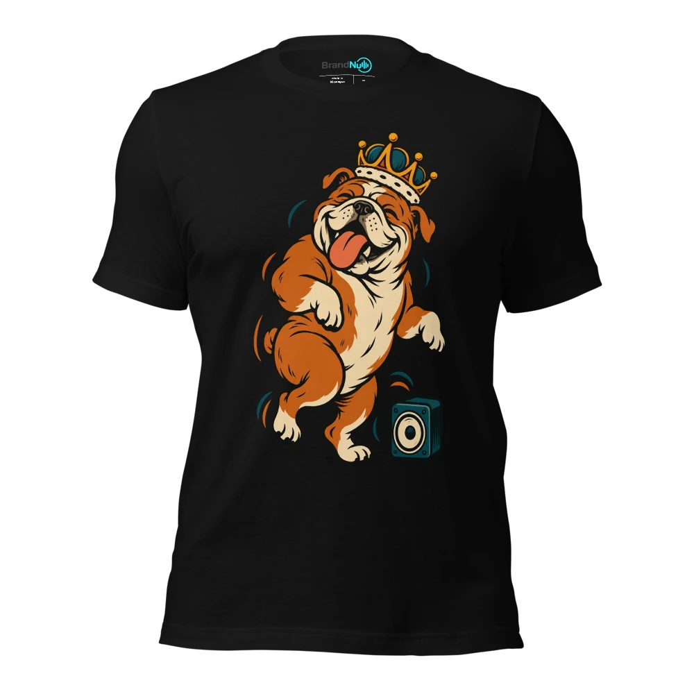 THE BIRTHDAY BULLDOG HAS DEMANDED A VICTORY LAP T Shirt Black Front