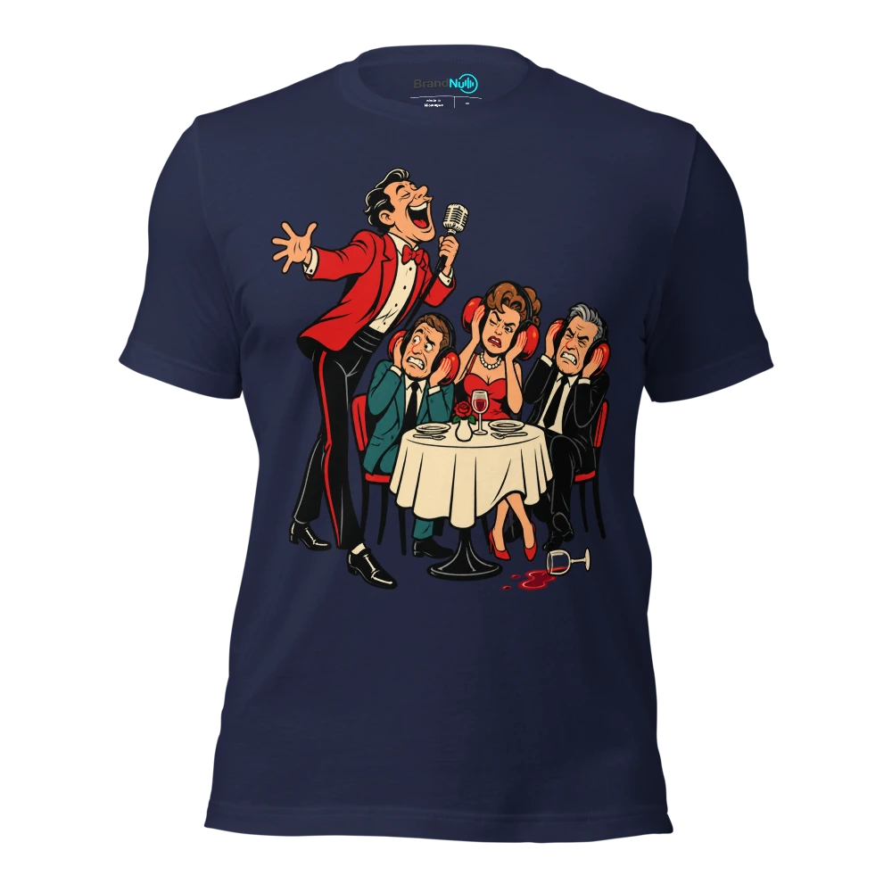 YOUR DEDICATION HAS UPSET EVERYONE AT THIS TABLE T Shirt Navy Front