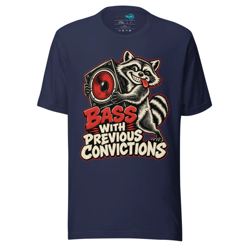 BASS WITH PREVIOUS CONVICTIONS T Shirt - Navy