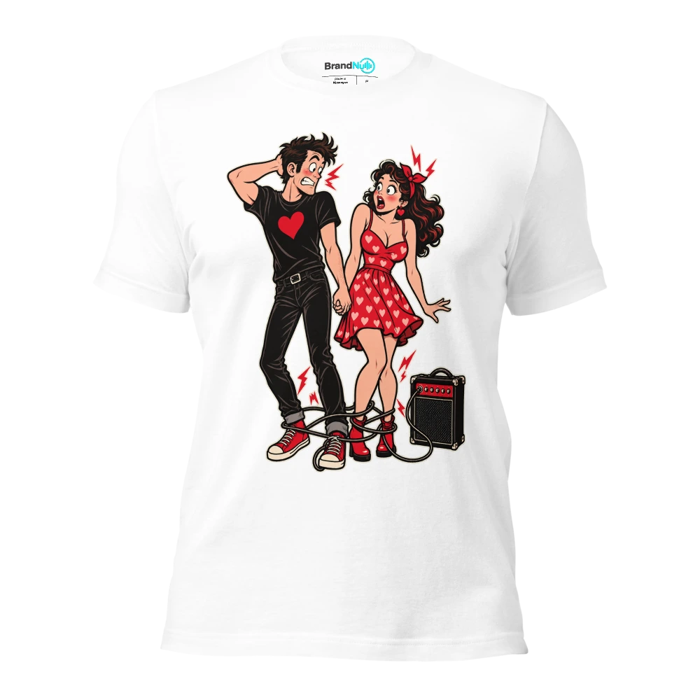 OUR CHEMISTRY HAS A GROUND LOOP T Shirt White Front