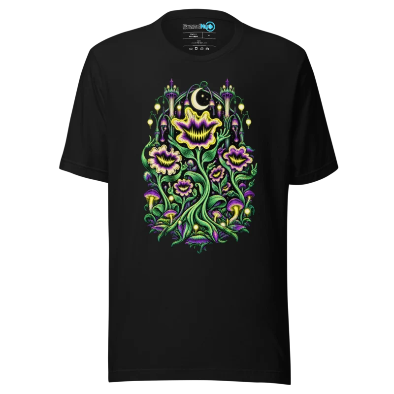 Bass Botanical World T Shirt - Black